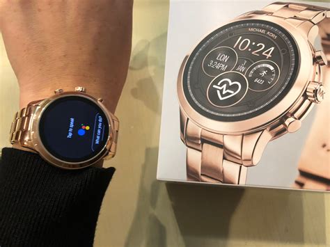 michael kors smartwatch watch|Michael Kors smart watch instructions.